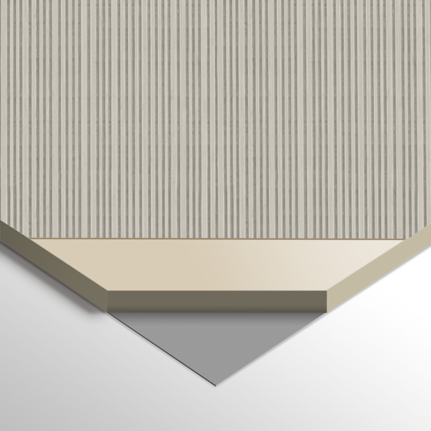 WPC Płyta Węglowa White Stripes Matowa 280x110 cm - obrazek 3