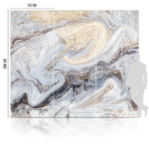 WPC Płyta Węglowa Blue Art Matowa 280x112 cm