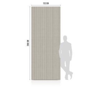 WPC Płyta Węglowa White Stripes Matowa 280x110 cm