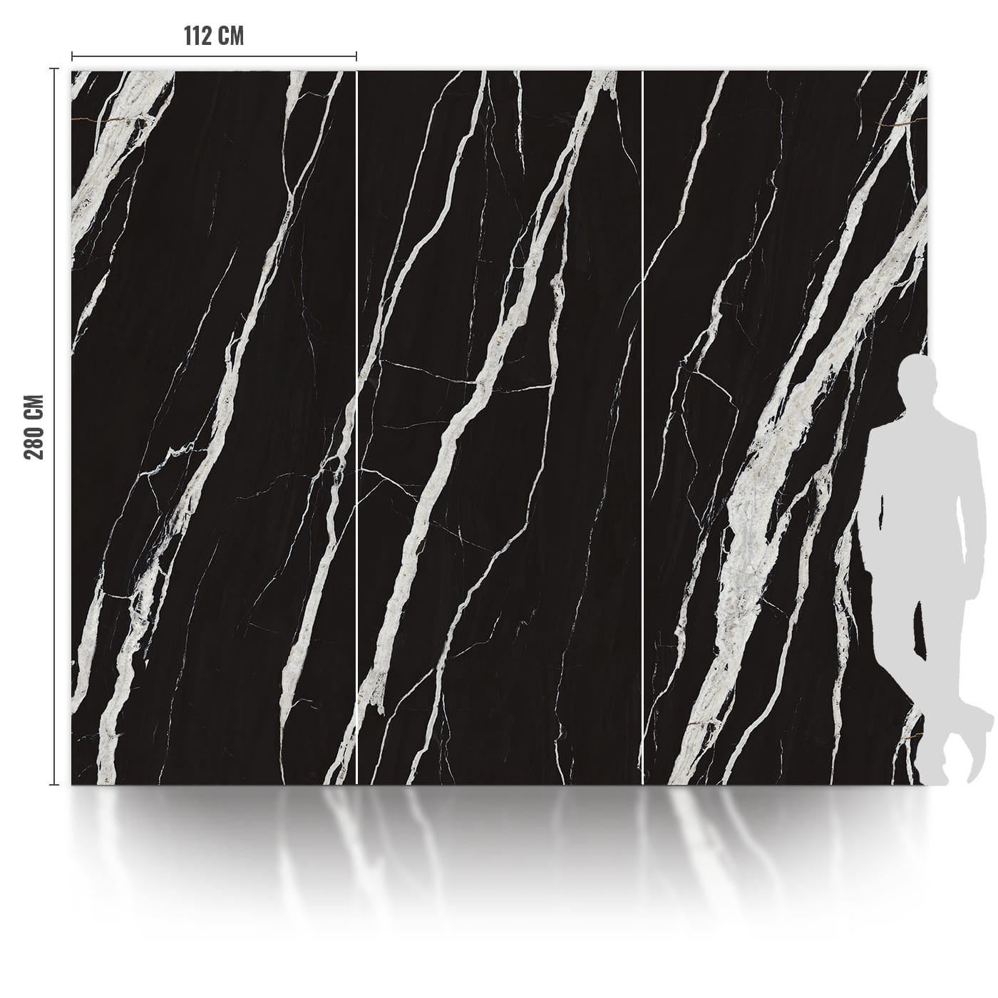 SPC Płyta Węglowa Nero Matowa 280x112x0,5 cm - obrazek 2