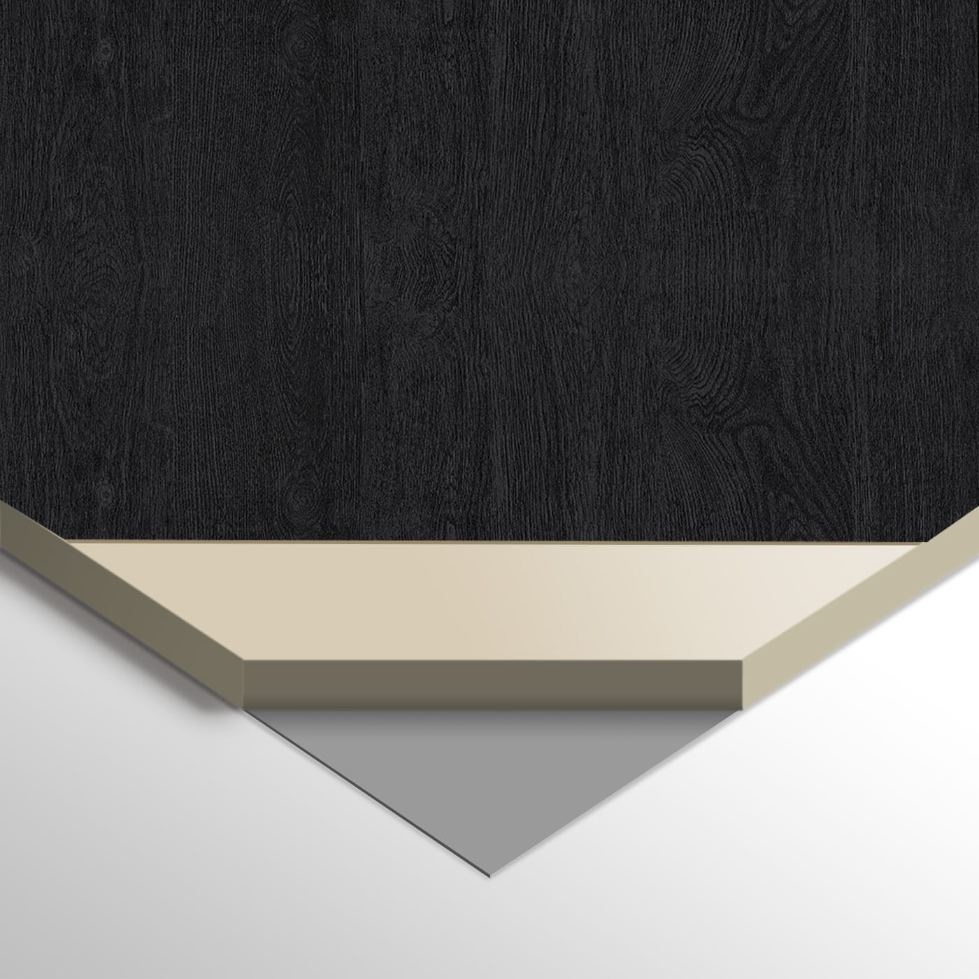 WPC Płyta Węglowa BLACK WOOD 280x110 cm - obrazek 3