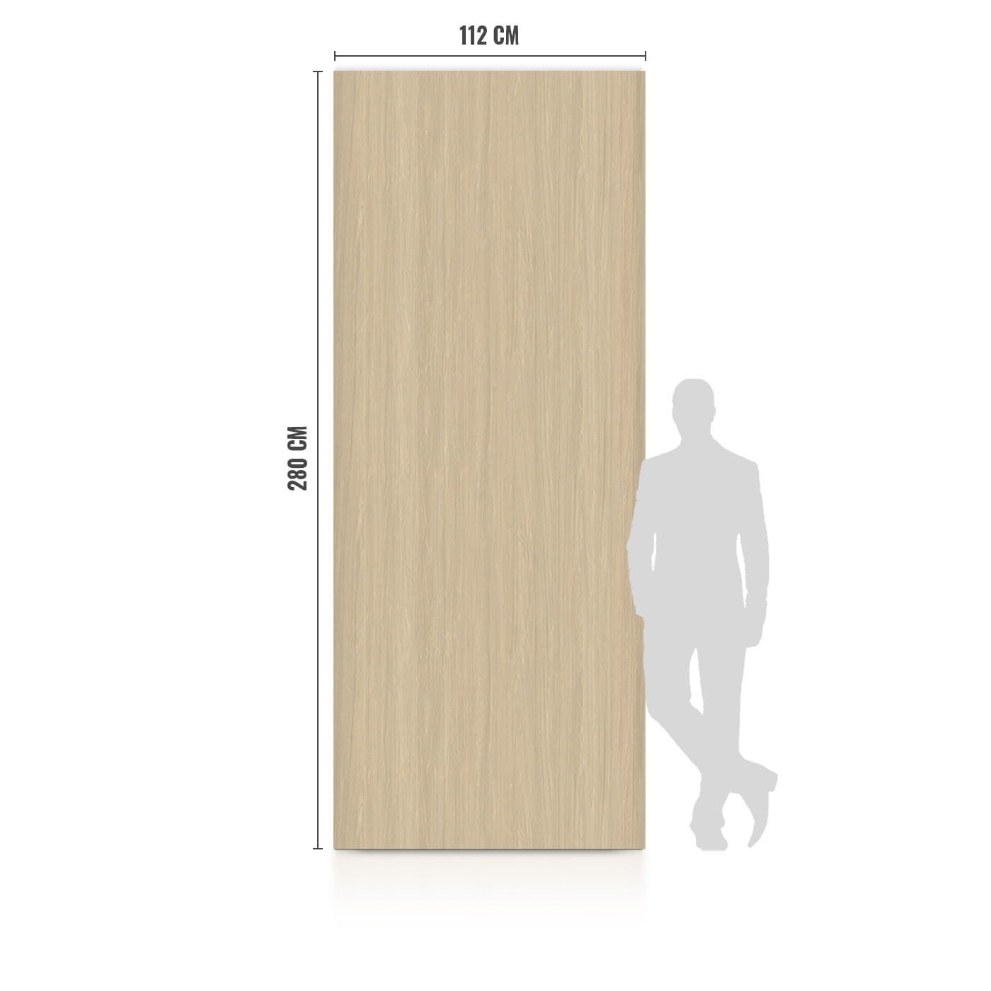 WPC Płyta Węglowa Light Wood Matowa 280x112 cm FastClick - obrazek 3