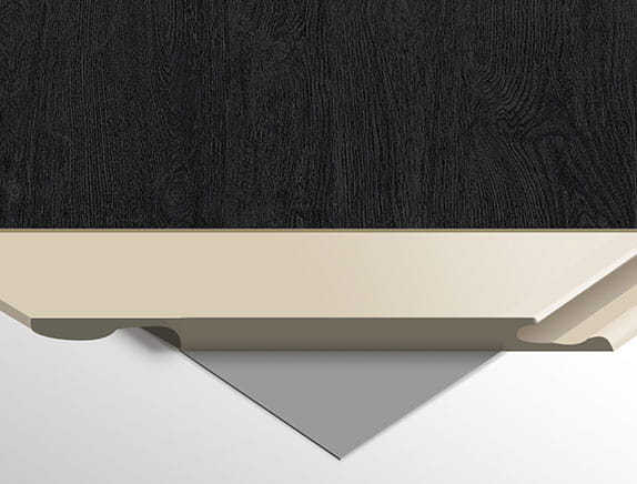 WPC Płyta Węglowa BLACK WOOD 280x112 cm FastClick - obrazek 4